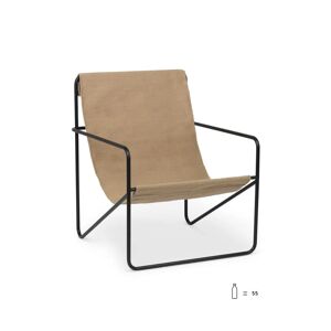 Ferm Living Desert Lounge Chair 63x77,5 cm - Black/Sand