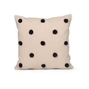 Ferm Living Dot Tufted Cushion 48x48 cm - Sand Black