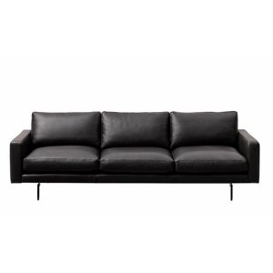 Wendelbo Edge V.1 3 Pers. Sofa L: 240 cm - Black Faith Leather