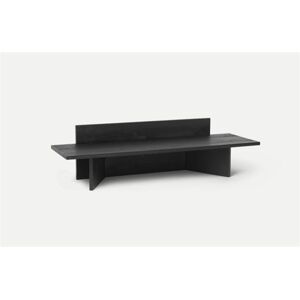 Ferm Living Oblique Bench B: 120 cm - Black Oiled Oak