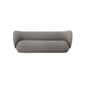 Ferm Living Rico 3 Personers Sofa Brushed L: 210 cm - Warm Grey