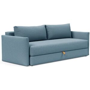 Innovation Living Tripi Sovesofa 103x60x220 cm - Mat sort/Mixed Dance, Light Blue