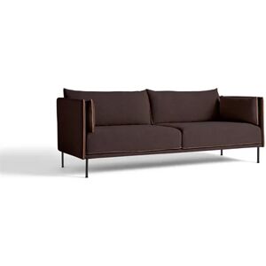 HAY Silhouette 3 Personers Sofa Mono L:212 cm - Coda 382 / Black Powder Coated Steel