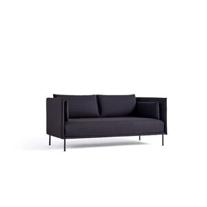 Hay Silhouette 2 Personers Sofa Mono L:171 cm - Remix 373 / Black Powder Coated Steel