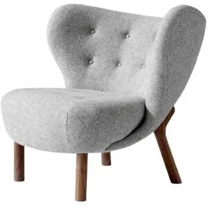 &Tradition Little Petra VB1 Lounge Chair SH: 40 cm - Oiled Walnut/Hallingdal 130