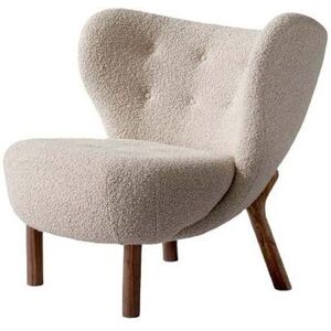 &Tradition Little Petra VB1 Lounge Chair SH: 40 cm - Oiled Walnut/Karakorum 003