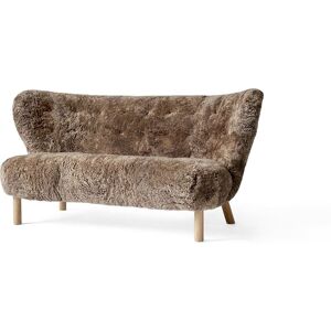 &Tradition Little Petra VB2 Sofa L: 150 cm - White Oiled Oak/Sheepskin Sahara