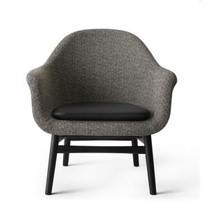 Audo Copenhagen Harbour Lounge Chair D: 70 cm - Black Oak Base / Upholstered Seat Savanna 152 Upholstered Cushion Shade 20296 UDSTILLINGSMODEL OUTLET