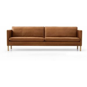 Mogens Hansen MH2614 2 pers. sofa L: 146 cm - Frej 15 Læder/Olieret Egetræ