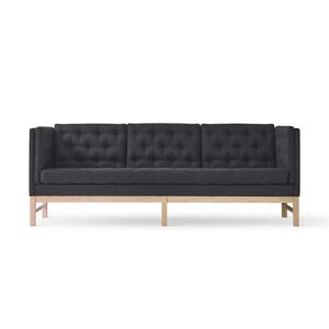 Fredericia Erik Jørgensen EJ 315-2 2 Pers. Sofa L: 153 cm - Mood 2101 Koksgrå/Sæbebehandlet Eg