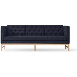 Fredericia Erik Jørgensen EJ 315-2 2 Pers. Sofa L: 153 cm - Mood 2103 Blå/Sæbebehandlet Eg