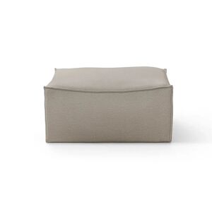 Ferm Living Catena Pouf Square S500 Cotton Linen 93x93 cm - Natural