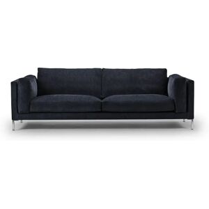 Juul 301 2,5 Pers. Sofa L: 240 cm - Tobacco 16/Børstet Rustfrit Stål