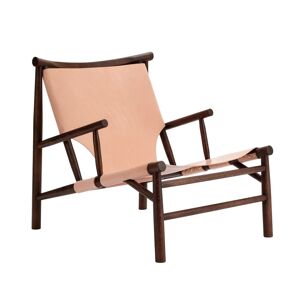NORR11 Samurai Chair H: 75 cm - Dark Smoked Oak/Harness Leather Nature 97130