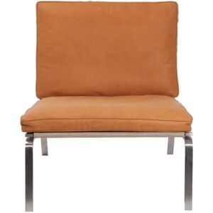 NORR11 Man Lounge Chair SH: 37 cm - Cognac