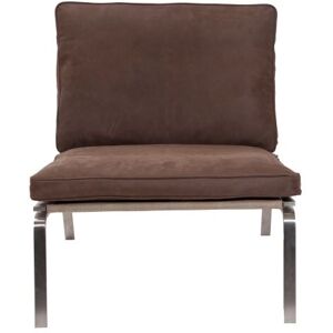 NORR11 Man Lounge Chair SH: 37 cm - Dark Brown