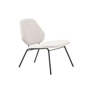 Woud Lean Lounge Chair SH: 38 cm - Ivory