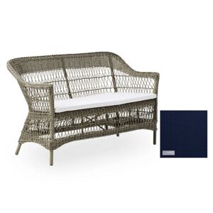 Sika Design Sika-Design Charlot 2 Pers. Sofa L: 134 cm - Antique Grey/A673 Tempotest Michelangelo Dark Blue