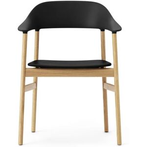 Normann Copenhagen Herit Armchair SH: 45 cm - Oak Base/Black