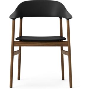 Normann Copenhagen Herit Armchair SH: 45 cm - Smoked Oak Base/Black