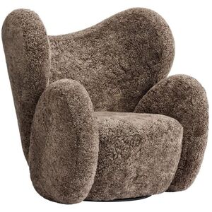 NORR11 Big Big Chair SH: 41 cm - Sheepskin Sahara