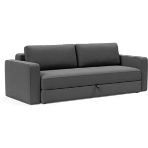 Innovation Living Black Label ILB 401 Sovesofa m. Armlæn 150-200 cm - Mahoga Seal Grey/Mat Sort