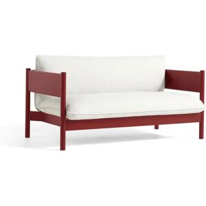 Hay Arbour Club Sofa B: 150 cm - Mode 009 / Wine Red Water-Based Lacquered Solid Beech