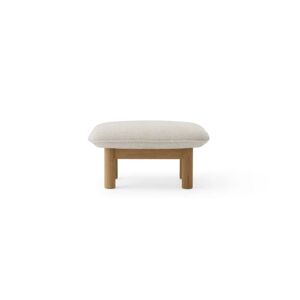 Audo Copenhagen Brasilia Ottoman H: 40 cm - Natural Oak/Moss 0011