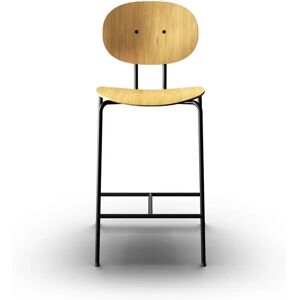 Sibast Furniture Piet Hein Bar Chair SH: 65 cm Black - Oiled Oak