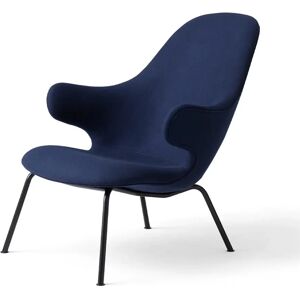 &Tradition Catch JH14 Lounge Chair SH: 36 cm - Black/Blue