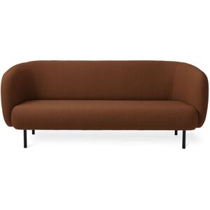 Warm Nordic Cape 3 Seater Sofa L: 200 cm - Spicy Brown