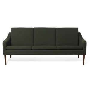 Warm Nordic Mr. Olsen 3 Seater Sofa L: 200 cm - Walnut/Dark Green