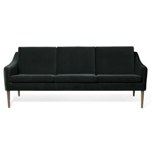 Warm Nordic Mr. Olsen 3 Seater Sofa L: 200 cm - Smoked Oak/Dark Petrol