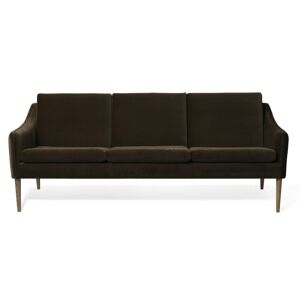 Warm Nordic Mr. Olsen 3 Seater Sofa L: 200 cm - Smoked Oak/Java Brown