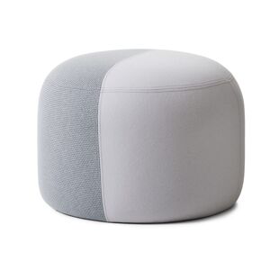 Warm Nordic Dainty Pouf Ø: 55 cm - Minty Grey/Cloudy White