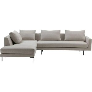 Wendelbo Edge V.2 Venstrevendt Hjørnesofa 289 x 229 cm - Soft 2/Sort Lakeret Stål