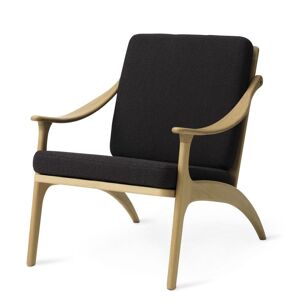 Warm Nordic Lean Back Lounge Chair SH: 41 cm - Oak/Mocca