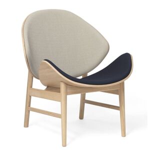 Warm Nordic The Orange Lounge Chair SH: 38 cm - Oak/Grey/Blue