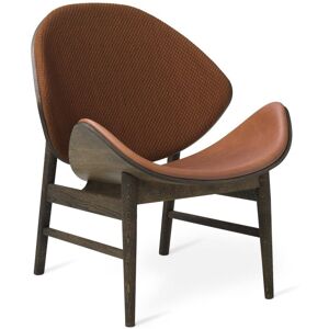 Warm Nordic The Orange Lounge Chair SH: 38 cm - Smoked/Brown/Camel