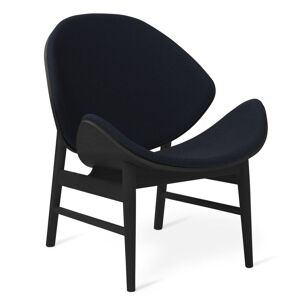 Warm Nordic The Orange Lounge Chair SH: 38 cm - Black/Midnight Blue