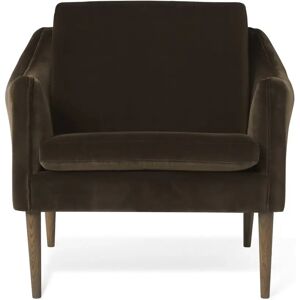 Warm Nordic Mr. Olsen Lounge Chair SH: 46 cm - Smoked Oak/Java Brown