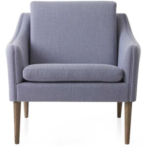 Warm Nordic Mr. Olsen Lounge Chair SH: 46 cm - Smoked Oak/Soft Violet