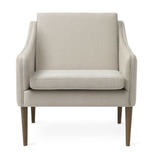 Warm Nordic Mr. Olsen Lounge Chair SH: 46 cm - Smoked Oak/Linen