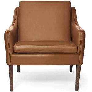 Warm Nordic Mr. Olsen Lounge Chair SH: 46 cm - Smoked Oak/Cognac