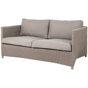 Cane-line Outdoor Diamond 2 Pers. Sofa inkl. Natté Hyndesæt L: 150 cm - Taupe/Soft Rope