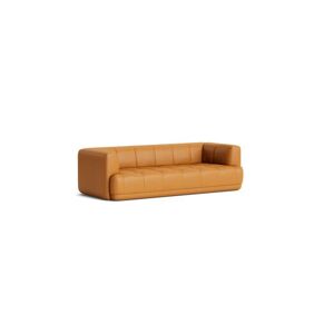 HAY Quilton 3 Seater B: 248 cm - Sense Cognac