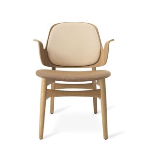 Warm Nordic Gesture Lounge Chair SH: 46 cm - Oak/Nature/Latte