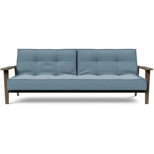 Innovation Living Splitback Frej Sofa Bed B: 232 cm - Smoked Oak/525 Mixed Dance Light Blue