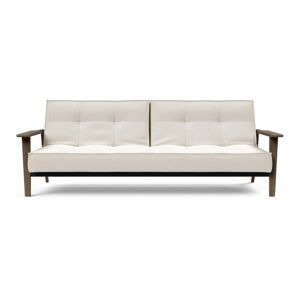 Innovation Living Splitback Frej Sofa Bed B: 232 cm - Smoked Oak/531 Bouclé Off White