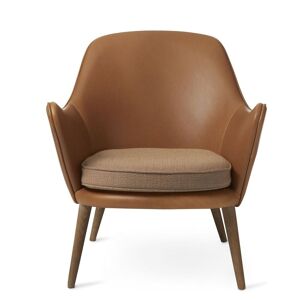 Warm Nordic Dwell Lounge Chair SH: 46 cm - Camel/Latte
